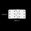 MECCANIXITY RC Hinges 1.1 Inch x 0.6 Inch Adjustable Model Airplane Remote Control Aircraft Wings Parts Square Plastic Loose-Leaf 16 Pcs view 2