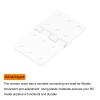 MECCANIXITY RC Hinges 1.1 Inch x 0.6 Inch Adjustable Model Airplane Remote Control Aircraft Wings Parts Square Plastic Loose-Leaf 16 Pcs view 4