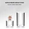 TIHONORI Cylindrical Transparent Acrylic Base Action Figures Acrylic Round Display Stand Diameter 5cm Cosmetic and Jewelry Acrylic Riser,12cm view 4