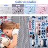 Evulum Personalized Toddler Boys Sleeping Bag, Nap Mat for Daycare Preschool, Kids Sleeping Bag with Pillow and Blanket for Kindergarten, Custom Name Easy Carry Napsack Grey Ambulance view 2