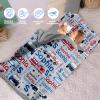 Evulum Personalized Toddler Boys Sleeping Bag, Nap Mat for Daycare Preschool, Kids Sleeping Bag with Pillow and Blanket for Kindergarten, Custom Name Easy Carry Napsack Grey Ambulance view 3
