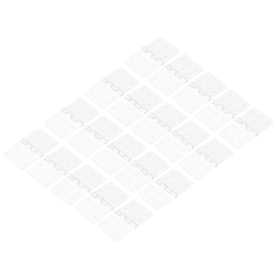 MECCANIXITY RC Hinges 1.4 Inch x 0.8 Inch Adjustable Model Airplane Remote Control Aircraft Wings Parts Square Plastic Loose-Leaf 20 Pcs