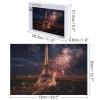 1000 PCS Jigsaw Puzzle for Adults Wooden Challenging Puzzle Eiffel Tower Fireworks Custom Personalized Picture Puzzle for Adults & Kids Family Game Nights Wooden Puzzle view 2