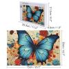 1000 PCS Jigsaw Puzzle for Adults Wooden Challenging Puzzle Butterfly Custom Personalized Picture Puzzle for Adults & Kids Family Game Nights Wooden Puzzle view 2
