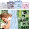 Evulum Custom Toddler Boys Sleeping Bag Nap Mat for Daycare Preschool, Kids Sleeping Bag with Pillow and Blanket for Kindergarten, Personalized Name Easy Carry Sleeping Mat Green Tractor view 2