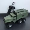 GoolRC RC Military Truck, 1:16 Scale 6WD Remote Control Car, Off-Road RC Truck with LED Light and 2 Batteries, All Terrain Army Transport Vehicle for Adults view 4