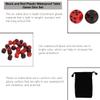48PCS 6 Sided Dices, Black and Red Plastic Table Game Dice Set, Black and Red Dice for Party Bars Table Game Board Game, Interactive Games Collectible Card Games view 2