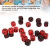 48PCS 6 Sided Dices, Black and Red Plastic Table Game Dice Set, Black and Red Dice for Party Bars Table Game Board Game, Interactive Games Collectible Card Games view 3