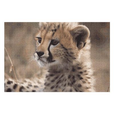 1000 PCS Jigsaw Puzzle for Adults Wooden Challenging Puzzle Baby Cheetah Custom Personalized Picture Puzzle for Adults & Kids Family Game Nights Wooden Puzzle