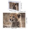1000 PCS Jigsaw Puzzle for Adults Wooden Challenging Puzzle Baby Cheetah Custom Personalized Picture Puzzle for Adults & Kids Family Game Nights Wooden Puzzle view 2