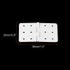 MECCANIXITY RC Hinges 1.4 Inch x 0.8 Inch Adjustable Model Airplane Remote Control Aircraft Wings Parts Square Plastic Loose-Leaf 50 Pcs view 2