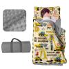 Evulum Custom Toddler Boys Sleeping Bag, Nap Mat for Daycare Preschool, Kids Sleeping Bag with Pillow and Blanket for Kindergarten, Personalized Name Easy Carry Sleeping Mat Engineering Vehicles view 1