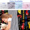 Evulum Custom Toddler Boys Sleeping Bag, Nap Mat for Daycare Preschool, Kids Sleeping Bag with Pillow and Blanket for Kindergarten, Personalized Name Easy Carry Sleeping Mat Black view 2