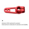 MECCANIXITY Aluminum Alloy 25T Steering Servo Single Sided Red Arm Horn for DIY RC Car/Boat/Airplane Boat Accessories 4 Pcs view 3