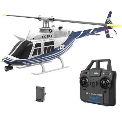 Actualia 1/30 Scale C138 RC Helicopter, 2.4G 6CH Remote Control Aircraft with Altitude Hold and Optical Flow Positioning, One-Key Takeoff/Landing, for Adults Gift