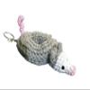 Nora the Opossum Donut Fidget Toy keychain (Gray Ears) view 1