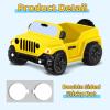 ANGGIKO 3.5 Inch Yellow Car Toy Match Most 2 in Rubber Ducks, Ducks for Jeeps, Vehicle Toys for Car Dashboard Decorations Accessory Rubber Duck Collection, Valentines Day Gifts for Kids Party Favors view 2