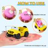 ANGGIKO 3.5 Inch Yellow Car Toy Match Most 2 in Rubber Ducks, Ducks for Jeeps, Vehicle Toys for Car Dashboard Decorations Accessory Rubber Duck Collection, Valentines Day Gifts for Kids Party Favors view 4