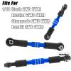 RCHuiWow RC Turnbuckles Camber Links Upgrades Part for 1/10 Slash 2WD(VXL),Rustler 2WD(VXL),Stampede 2WD(VXL),Bandit 2WD(VXL),Alloy Aluminium Adjustable Turnbuckles Links Hops up,7pcs,Navy Blue view 2