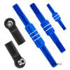 RCHuiWow RC Turnbuckles Camber Links Upgrades Part for 1/10 Slash 2WD(VXL),Rustler 2WD(VXL),Stampede 2WD(VXL),Bandit 2WD(VXL),Alloy Aluminium Adjustable Turnbuckles Links Hops up,7pcs,Navy Blue view 3