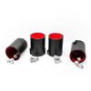 VICASKY 2sets Leather Dice Cup Set Double-Layer Storage Pu Leather Shaker for Ktv and Bars Includes Dice Lightweight and Compact Design view 2