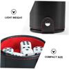 VICASKY 2sets Leather Dice Cup Set Double-Layer Storage Pu Leather Shaker for Ktv and Bars Includes Dice Lightweight and Compact Design view 4