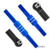 RCHuiWow RC Aluminium Turnbuckles Camber Links Upgrades Part for 1/10 Big Rock V3 3S BLX,1/8 Typhon 3S BLX,Typhon Mega 550,Alloy Tie Rods & Turnbuckles Hops Up,Navy Blue view 3