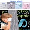 Evulum Personalized Toddler Nap Mat for Daycare Kids Sleeping Bag with Pillow and Blanket for Preschool Kindergarten, Custom Name Monogrammed Nap Mats Large Soft Black view 2