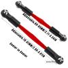 RCHuiWow Alloy Aluminium RC Turnbuckles Camber Links Upgrades Part 1/8 Typhon 3S BLX,Typhon Mega 550,for 1/10 Big Rock V3 3S BLX(Only V3),Turnbuckles & Tie Rods Hop-up,6pcs,Red view 4