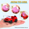 ANGGIKO 3.5 Inch Red Car Toy Match Most 2 in Rubber Ducks, Ducks for Jeeps, Vehicle Toys for Car Dashboard Decorations Accessory Rubber Duck Collection, Valentines Day Gifts for Kids Party Favors view 4