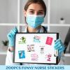 200PCS Funny Nursing Stickers for Water Bottles, Laptops & More  Perfect for Nurse Gifts, Nurse Week & Day Celebrations view 3