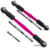 RCHuiWow Alloy Aluminium RC Turnbuckles Camber Links Upgrades Part 1/8 Typhon 3S BLX,Typhon Mega 550,for 1/10 Big Rock V3 3S BLX(Only V3),Turnbuckles & Tie Rods Hop-up,6pcs,Pink view 4