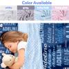 Evulum Personalized Toddler Nap Mat for Daycare - Kids Boys Sleeping Bag with Pillow and Blanket for Preschool Kindergarten, Custom Name Monogrammed Nap Mats Easy Carry Blue view 2