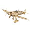 3D Wooden Puzzles DIY Spitfire Fighter Model Aircraft 1:25, Laser Cut Balsa Wood Model Airplane Kits to Build for Adults, Wooden Models Airplane Jigsaw Puzzles for Home Decoration Birthday Gift view 1