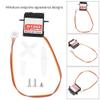 BONKZEBU Mini Digital Servo,Speed Sensitive Digital Servo,Ultra Light Remote Control Accessories for Use Aircraft Servo,for Fixed Wing Aircraft ModelJR Plug (JS1.25 Plug) view 2