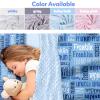 Evulum Custom Toddler Nap Mat for Daycare Kids Boys Sleeping Bag with Pillow and Blanket for Preschool Kindergarten, Eatra Large Personalized Name Monogrammed Nap Mats Blue 02 view 2