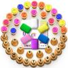 flycoost Montessori Wooden Alphabet & Number Stamp Set with Playdough, Flashcards, Toddler Learning Activities for 3-5 Year Olds, Learn ABCs, Numbers, Words, Addition - Preschool Classroom Supplies view 1