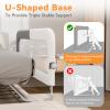 Abdtech Bed Rail for Toddlers: Foldable & Stable - 78.74 x 78.74 x 59.06 Designed for Queen Size Beds - Bed Rail Guard with Steady U-Shape Base for Toddlers, Baby, Kids view 3