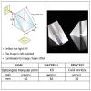 30x30x20mm Optical Glass Prisms Triangular Lsosceles Right Angle K9 Prisms Lens Optics view 4