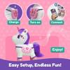 PlayShifu Smart Talking Plush Toy for Kids  ZeeZee Unicorn Doll | Interactive Singing & Storytelling Soft Toy | Bluetooth Play | Gift for Girls & Boys Ages 36 | Unicorn Gifts view 4