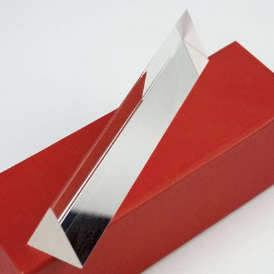 30x30x150mm K9 Crystal Triangular Prism for Teaching Light Spectrum Physics Photo Optical Instruments Rainbow Experiment