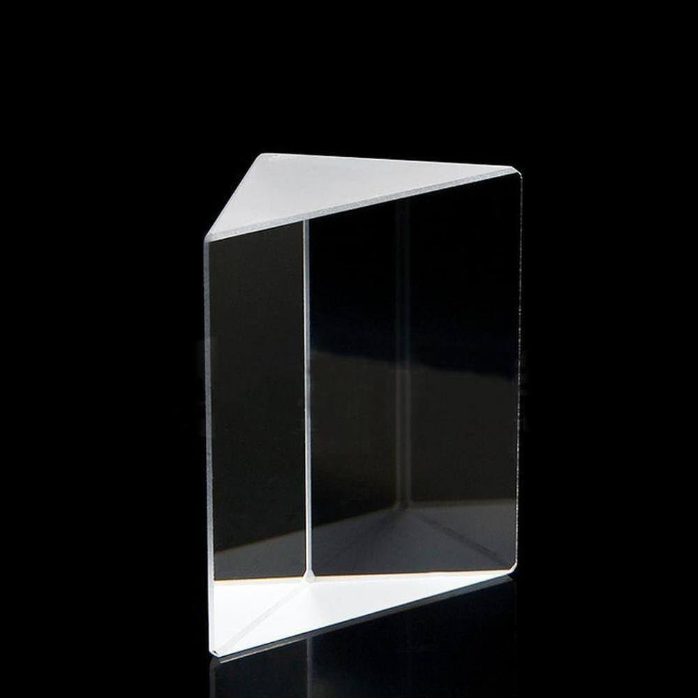 25x25x40mm Optical Glass Triangular Lsosceles K9 Prism with Reflecting Film Optics