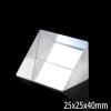 25x25x40mm Optical Glass Triangular Lsosceles K9 Prism with Reflecting Film Optics view 3