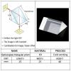 25x25x40mm Optical Glass Triangular Lsosceles K9 Prism with Reflecting Film Optics view 4