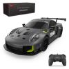 RASTAR Porsche 911 GT2 RS Model Car, 1:24 Scale RC Porsche 911 GT2 RS Clubsport 25 Remote Control Car for for Kids Adults, RC Sports Supercar Grey view 1