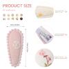 YLEN YHXX 20 PCS Mini Baby Barrettes 1.5 Inches Cute Floral Print Toddler Hair Clips Non Slip Wrapped Girls Hair Accessories view 3