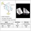 40x40x40mm Optical Glass Prisms Triangular Lsosceles Right Angle K9 Prisms Lens Optics view 4