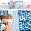 Custom Toddler Nap Mat for Daycare - Evulum Kids Boys Sleeping Bag with Pillow and Blanket for Preschool Kindergarten, Extra Large Personalized Name Monogrammed Nap Mats Blue 04 view 2