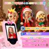 Nikuku Kids Smart Phone for Girls, Toddler Christmas Birthday Gifts for 3-8 Year Old, Childrens Pretend Cell Phones with Puzzle Games, 2.8" Touchscreen Learning Play Toy with Dual Camera(Pink) view 4