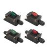 QZLIBEFUD IP65 Waterproof Switch Waterproof Ship Type Switch 220V/24V/16A/30A Rain Proof Outside Electrical Room Ampere Box Second Gear(Single Green 220V) view 1